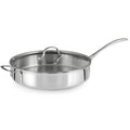 Tri-Ply Stainless Steel 5-Quart Saute Pan with Cover U23915