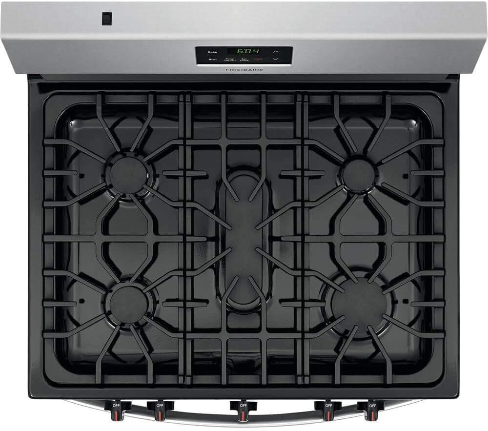 30" Freestanding Gas Range with 5 Sealed Burners in Stainless Steel Y559