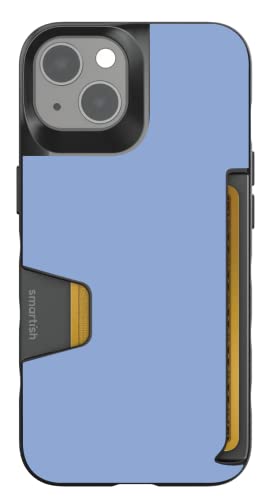 Pastel Blue iPhone 15 Magnetic Case with Microfiber Lining O79731