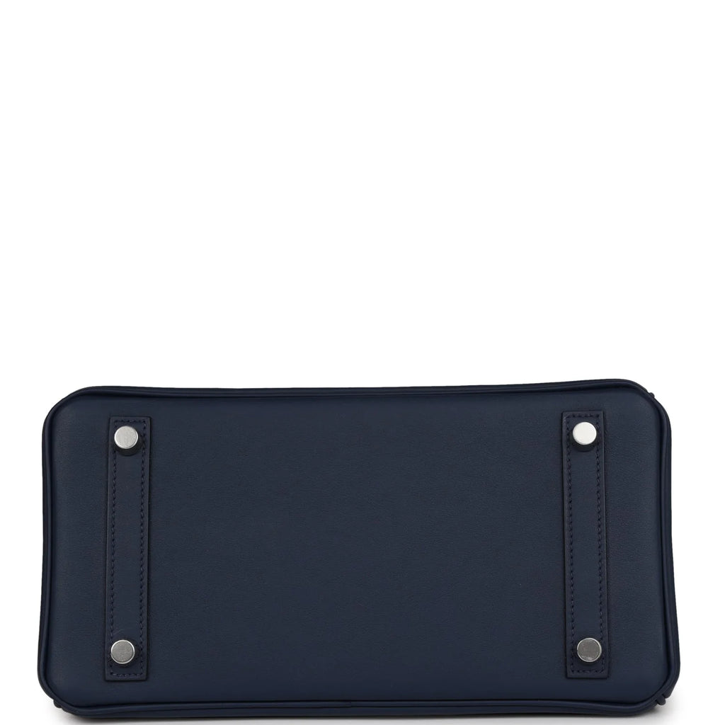 Bleu Navy Swift Palladium Hardware Bag W691