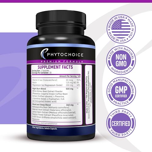 Night Time Weight Loss Pills with Melatonin B9144