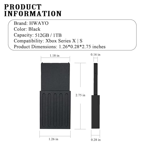 1TB NVMe SSD Storage Expansion Card for Xbox Series X|S E85631