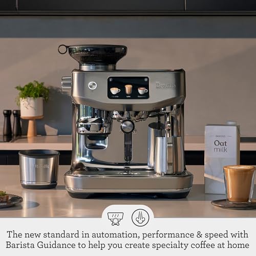 Brushed Stainless Steel Espresso Machine F556086