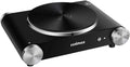 1500W Electric Hot Plate Single Burner Stainless Steel Black A521
