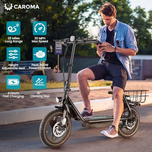 14" Tire 48V Electric Scooter with Seat F97521