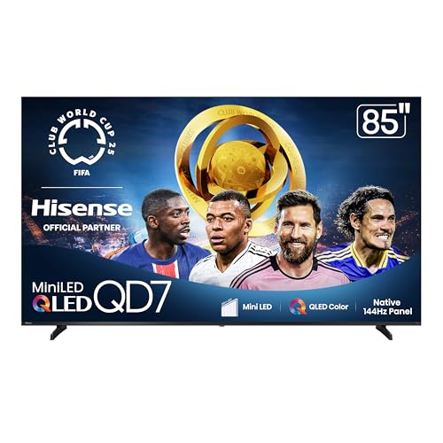 75" QLED Mini-LED 4K UHD Smart Fire TV, Native 144hz, HDR10+, Dolby Vision, Dolby Atmos, Black U628