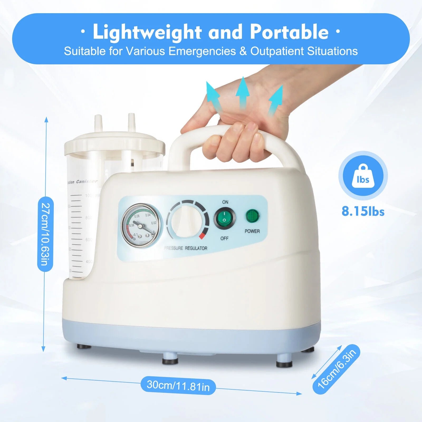 1000ML Portable Medical Suction Unit L878
