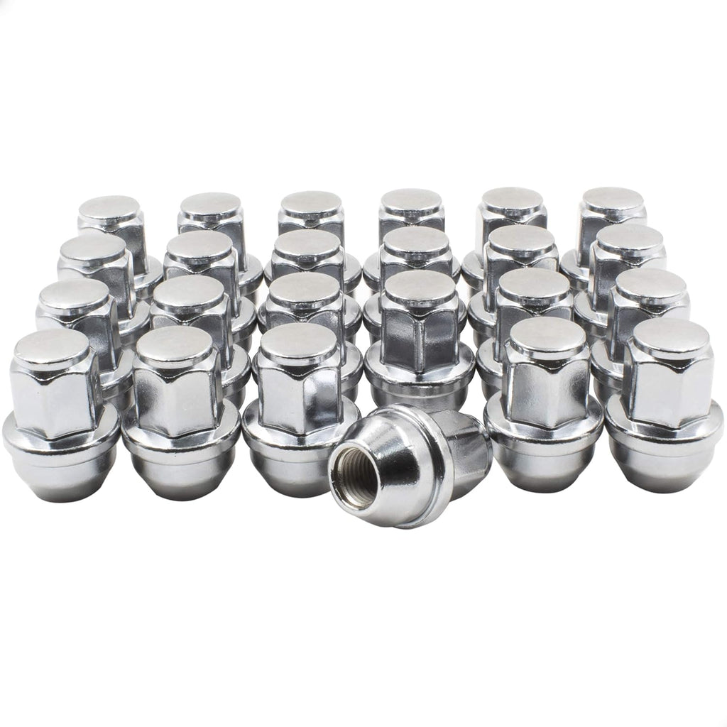 Set of 24 Black M14x1.5 Lug Nuts N352