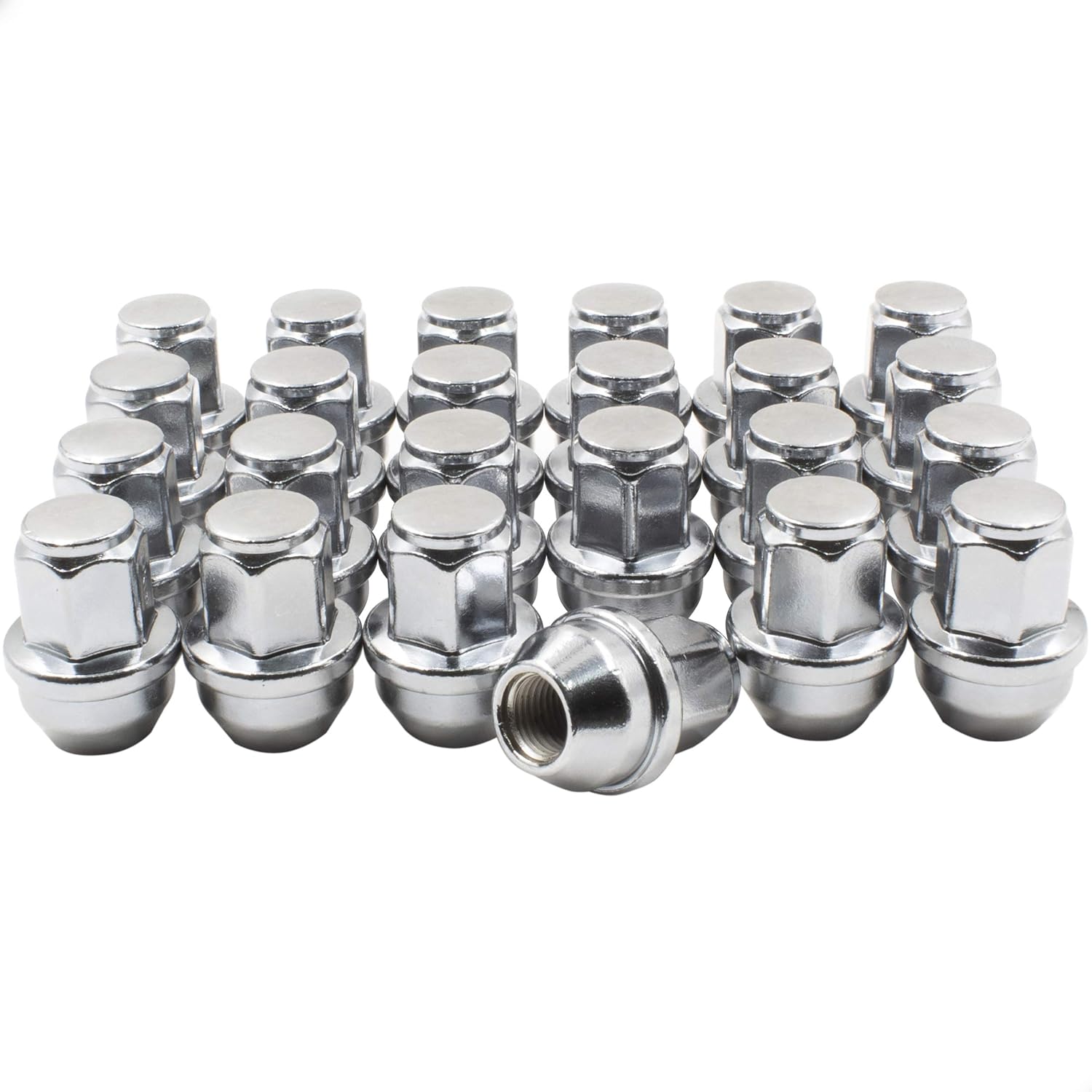 Set of 24 Black M14x1.5 Lug Nuts N352