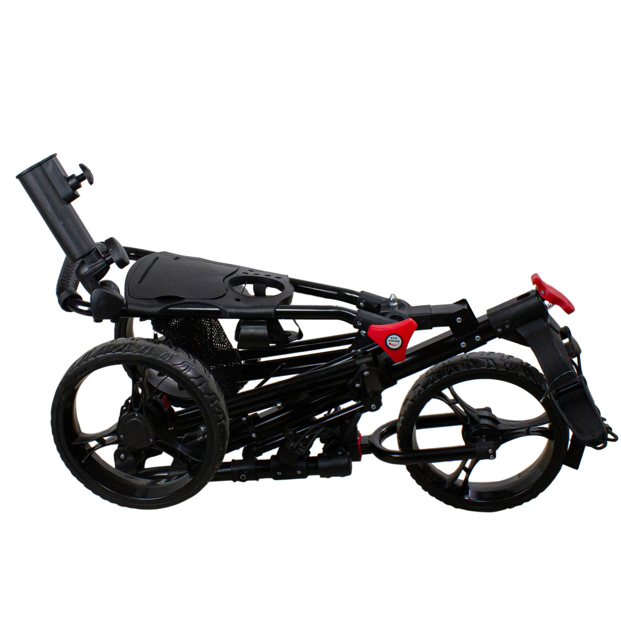 Black 3 Wheel Golf Bag Push Cart B54030