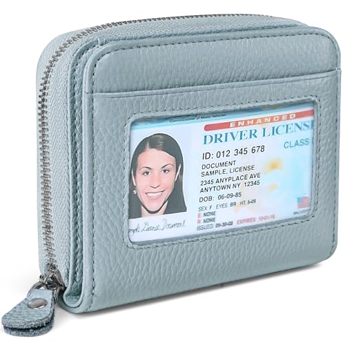 Slim RFID Blocking Credit Card Holder with ID Window C793