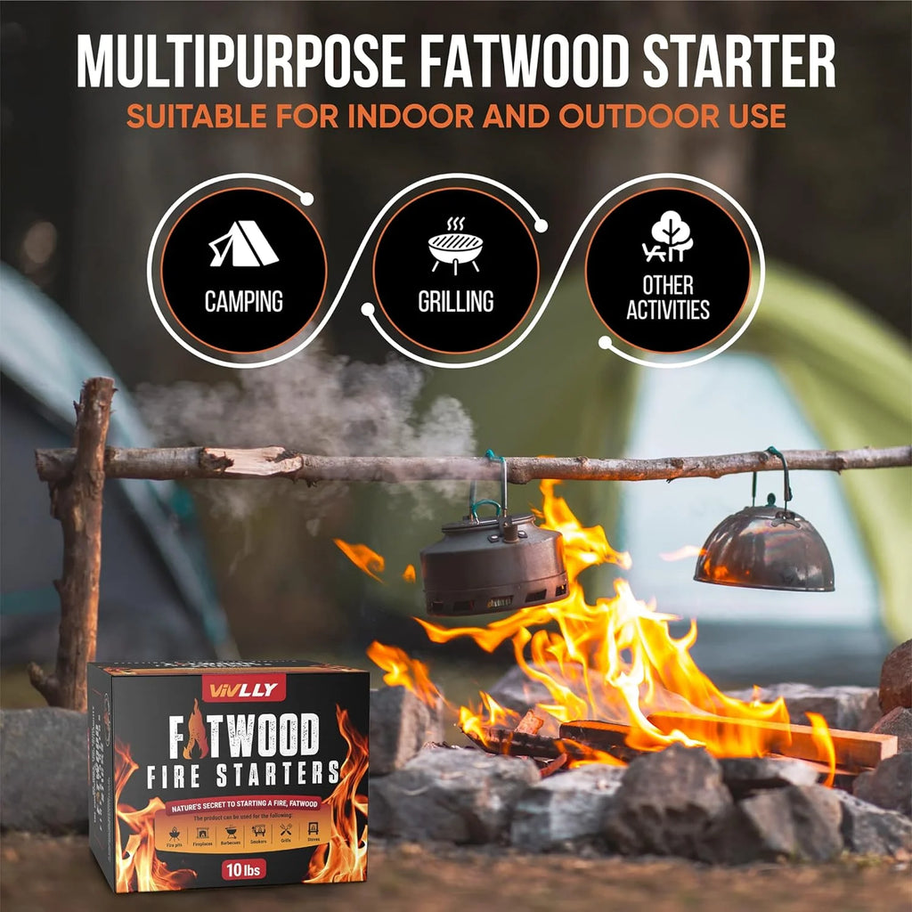 10lb Fatwood Fire Starter Pack D84385