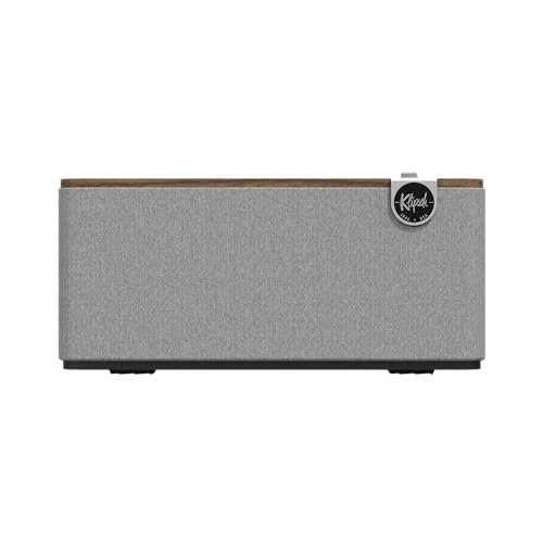 Walnut Bluetooth Speaker System with Two 2.25” Full Range Drivers and 4.5” Woofer L19607