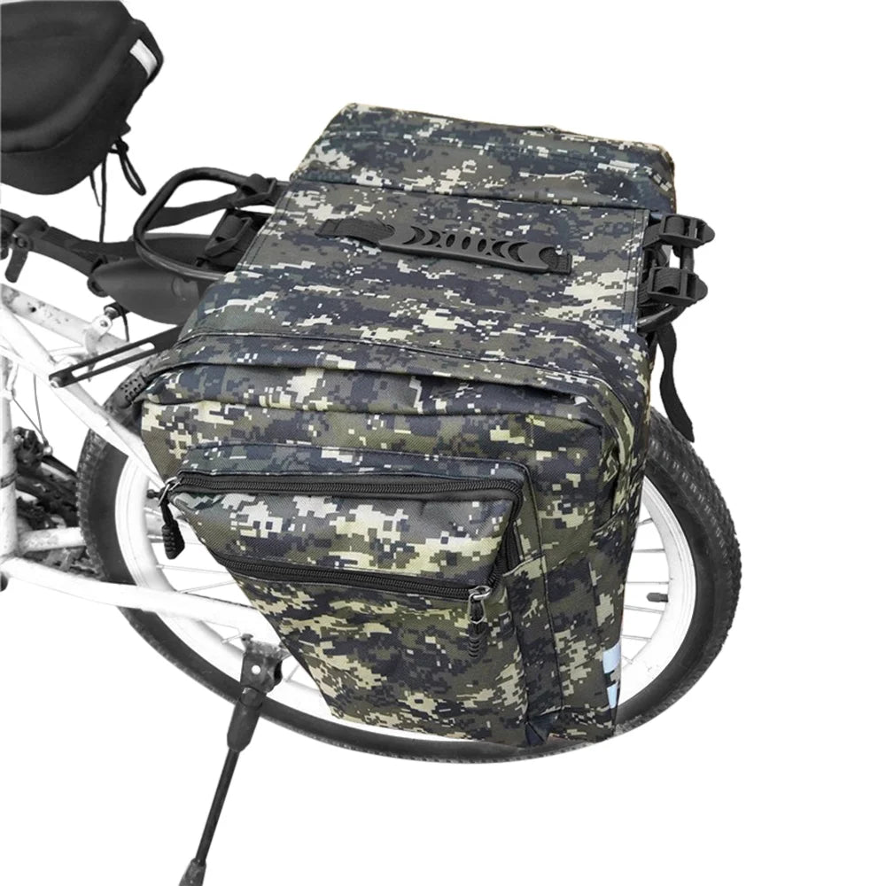 Rear Seat Bag Cycling Bike Rack Double Pannier Bag X2855