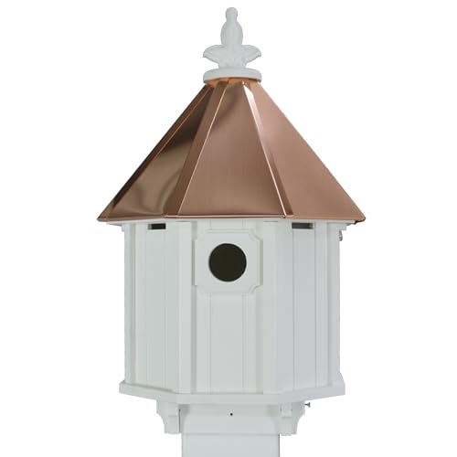 Duplex Bird House with Copper Roof G21777