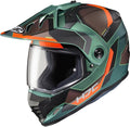 Large Green Black Orange Helmet Z507102