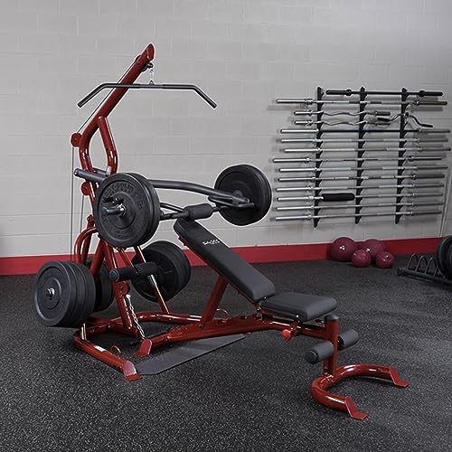 Corner Leverage Gym with Weight Bench Q520