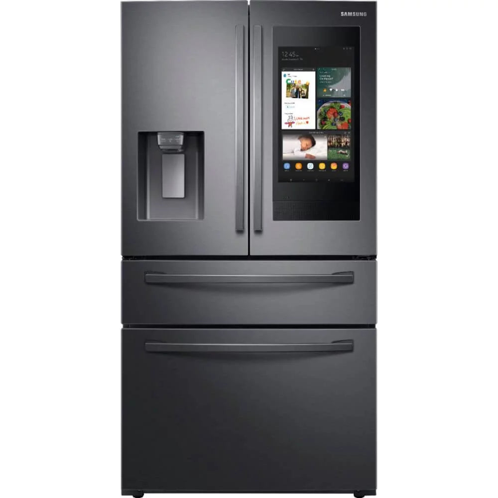 Black Stainless 22.2 Cu. Ft. 4-Door French Door Refrigerator E875735