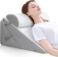 3PCS Adjustable Wedge Pillow with Memory Foam Bolster Pillow E17168