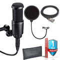 Cardioid Condenser Microphone with Pop Filter, XLR Cable, Pouch Z845099