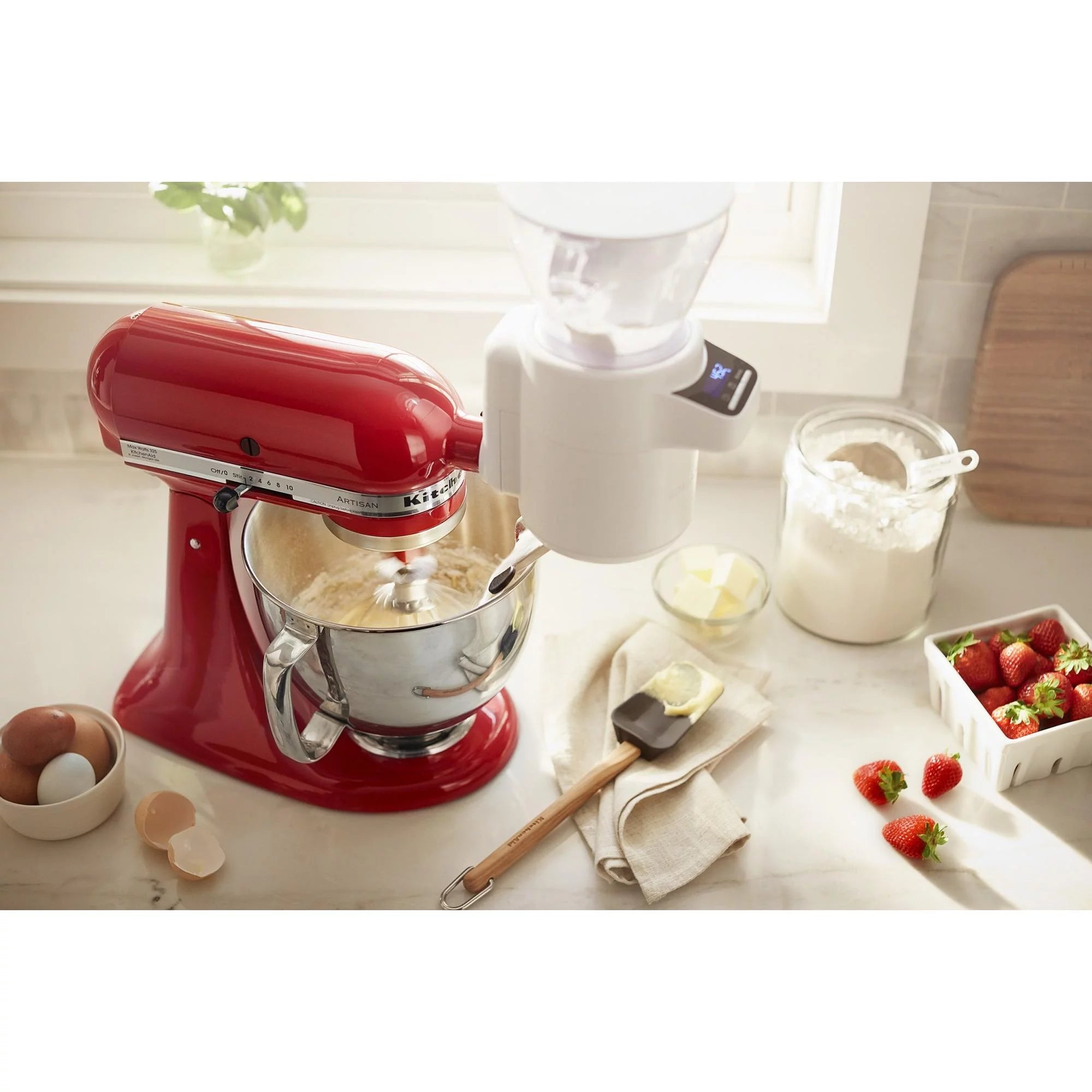 White Sifter and Scale Attachment M4558