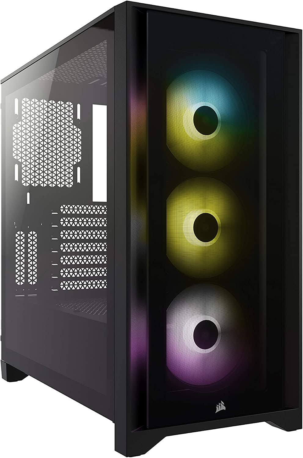 Black Tempered Glass Mid-Tower ATX Case Z59675