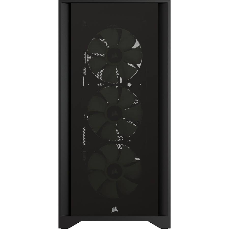 Black Tempered Glass Mid-Tower ATX Case Z59675