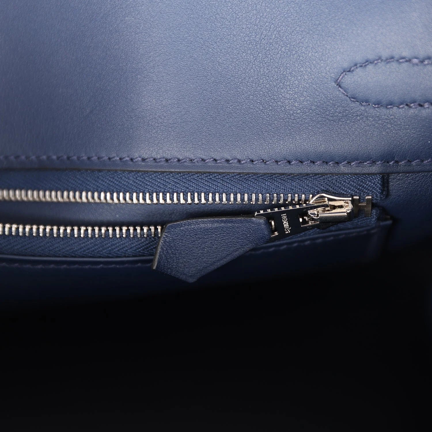 Bleu Navy Swift Palladium Hardware Bag W691