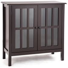 Glass Door Sideboard Console Storage Cabinet E671527