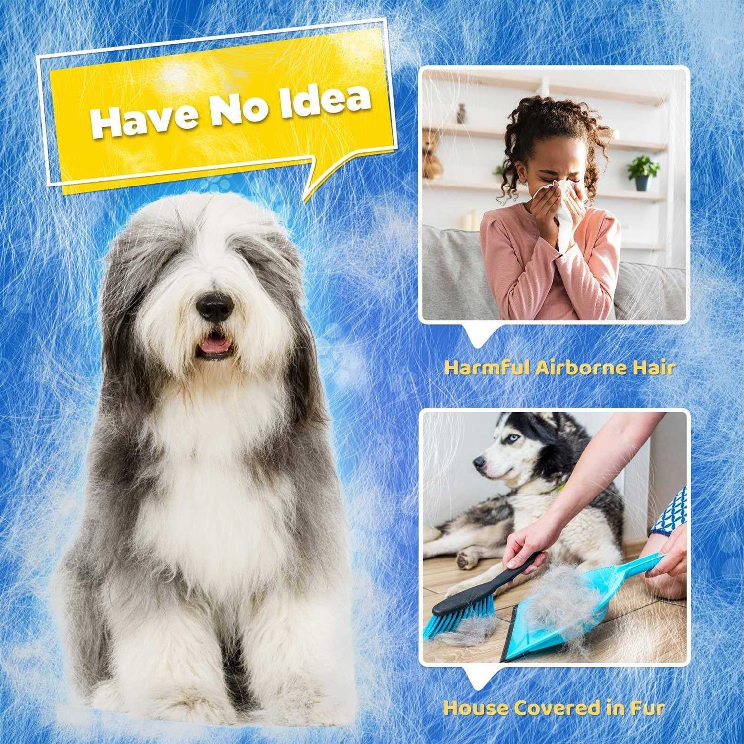 Pet Hair Remover Glove Grooming Glove Brush Deshedding Glove L216