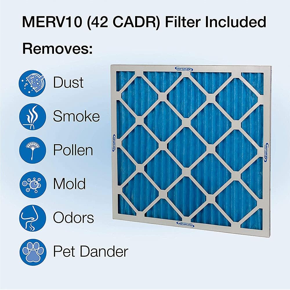 2-in-1 20-inch Box Fan and Air Purifier with MERV10 Filter Q54821