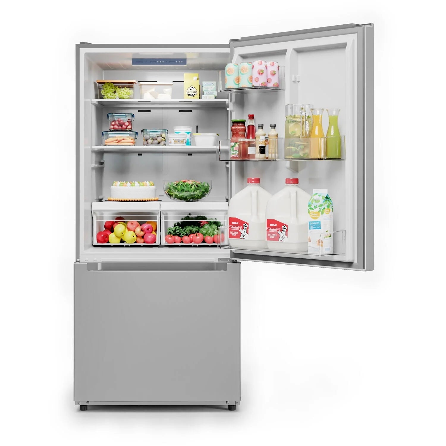 18.7-Cu. Ft. Stainless Steel Bottom Mount Refrigerator B20986