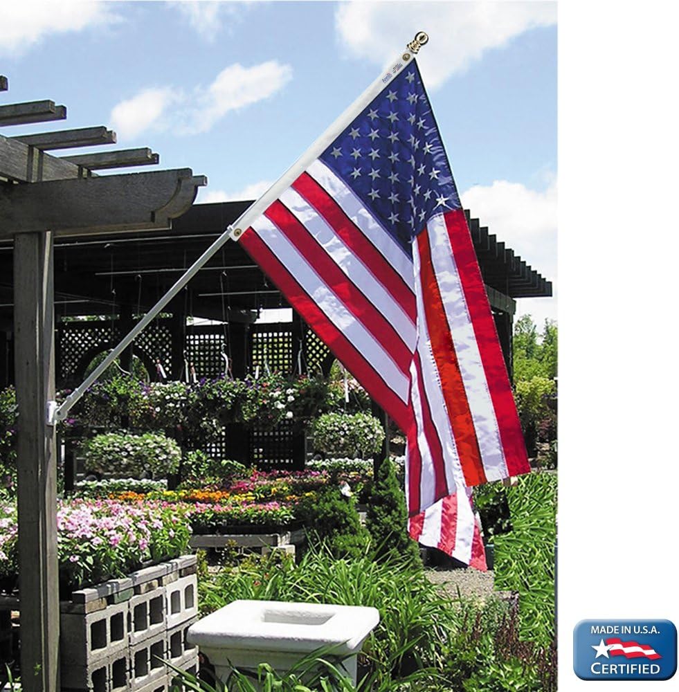 3x5 ft Nylon American Flag with Sewn Stripes and Embroidered Stars Z6211