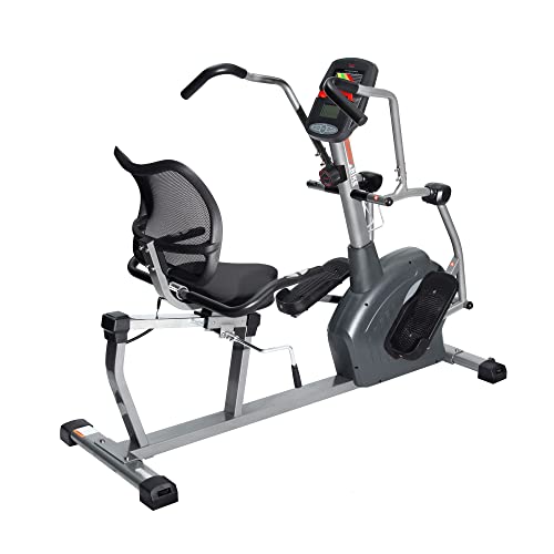 Recumbent Cross Trainer & Elliptical Machine with Arm Exercisers B54907