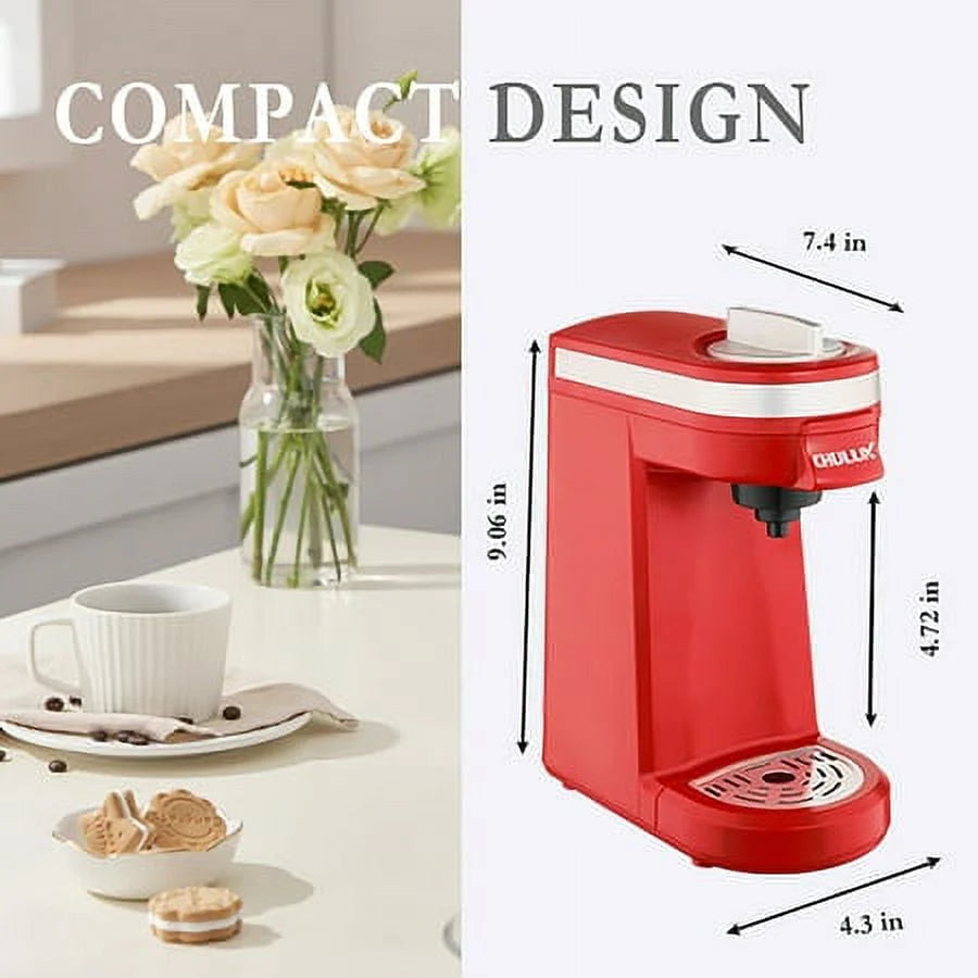 Mini Single Serve Coffee Maker for K Pod & Ground Coffee Q43631