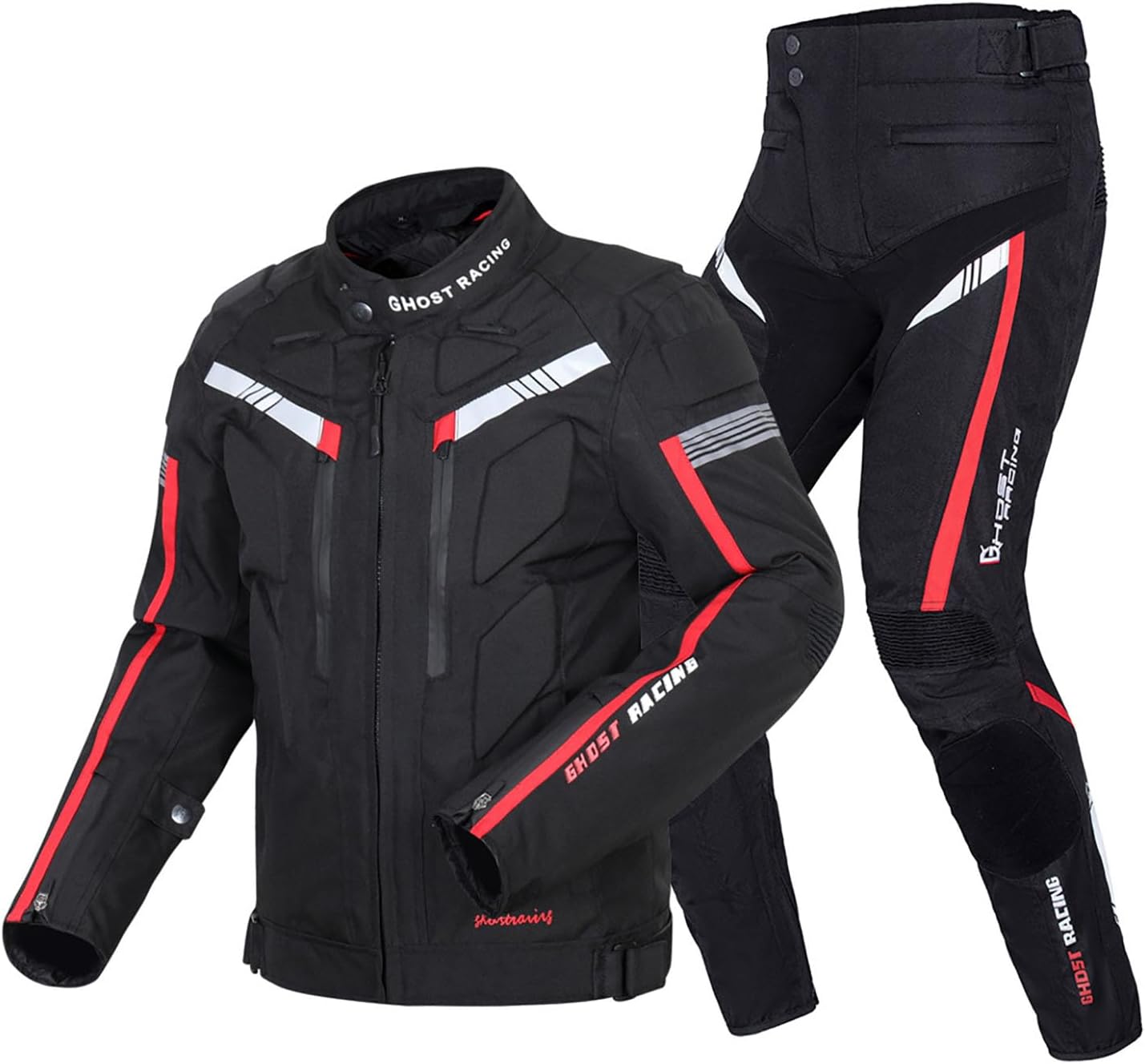 Grey Waterproof Motorcycle Jacket and Trousers Set K900
