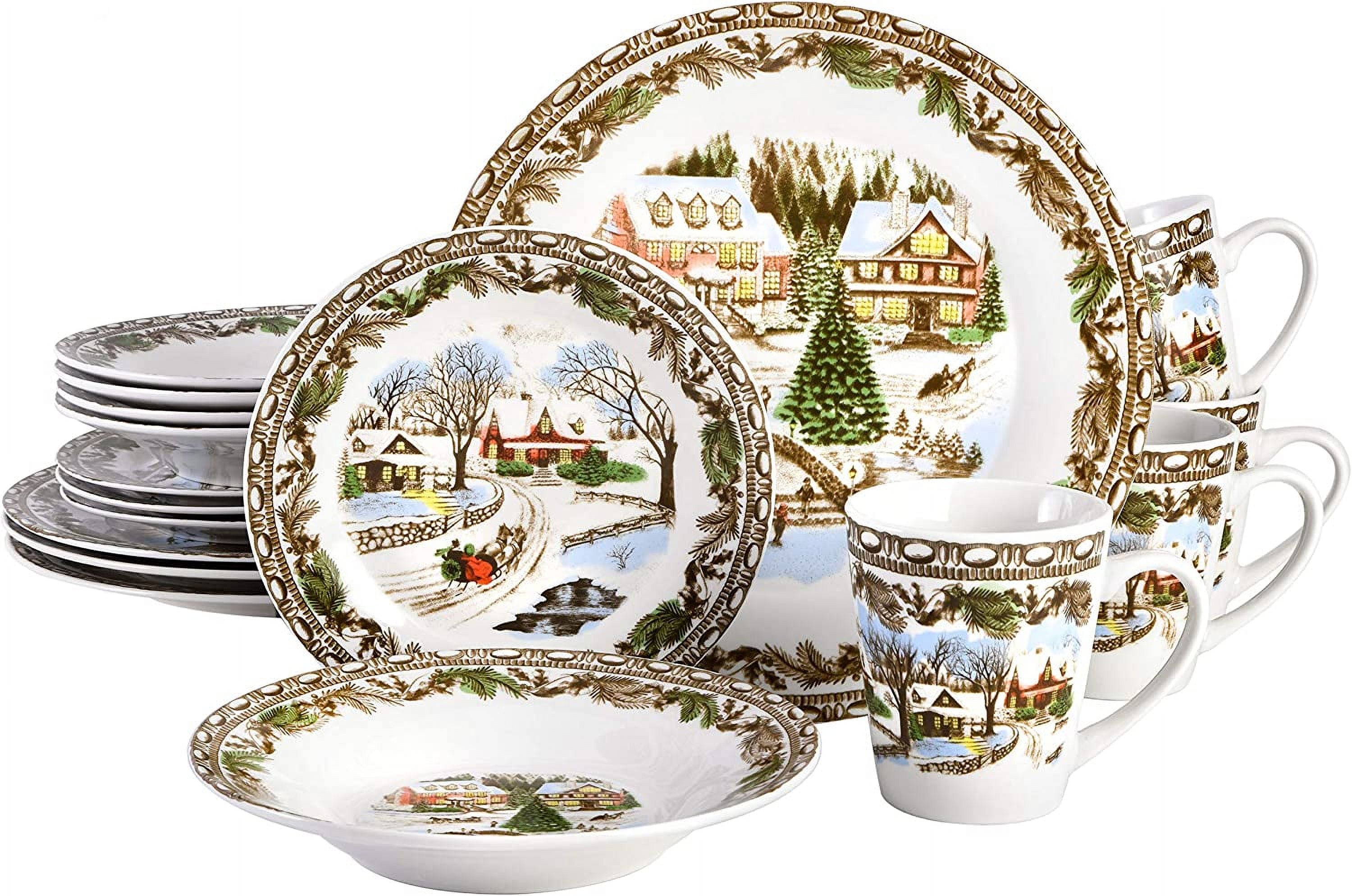 16 Piece Multicolor Dinnerware Set Y21527