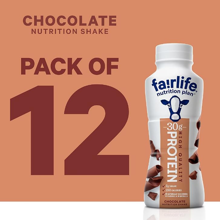 12 PACK High Protein Chocolate Shake, 1.0 Fl Oz X9961