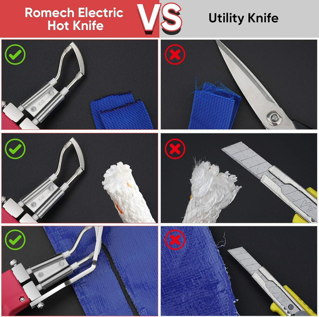 Rope Cutter Electric Hot Knife with Replacement Parts I34334