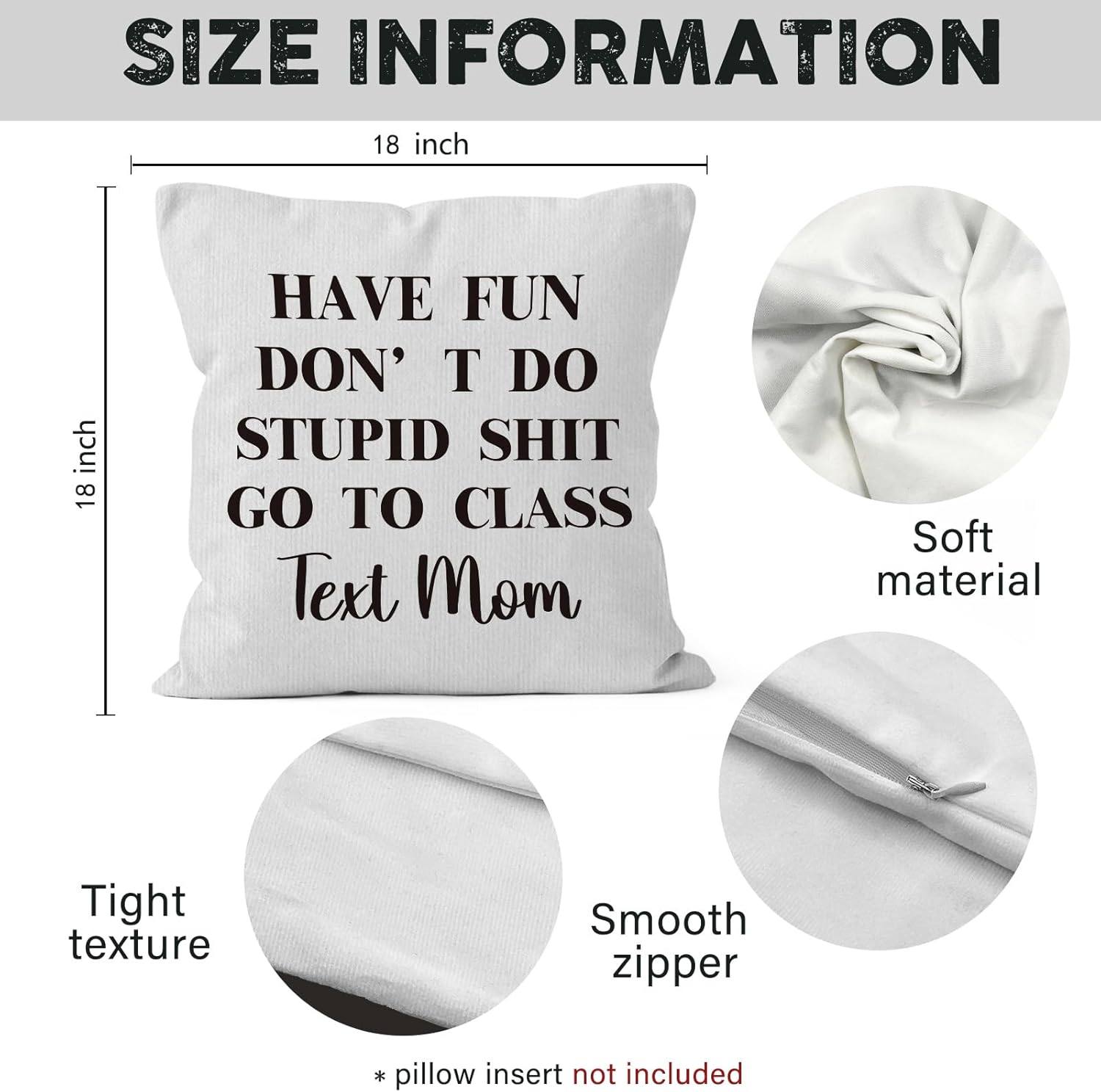 18x18 Square Throw Pillow Covers C600728
