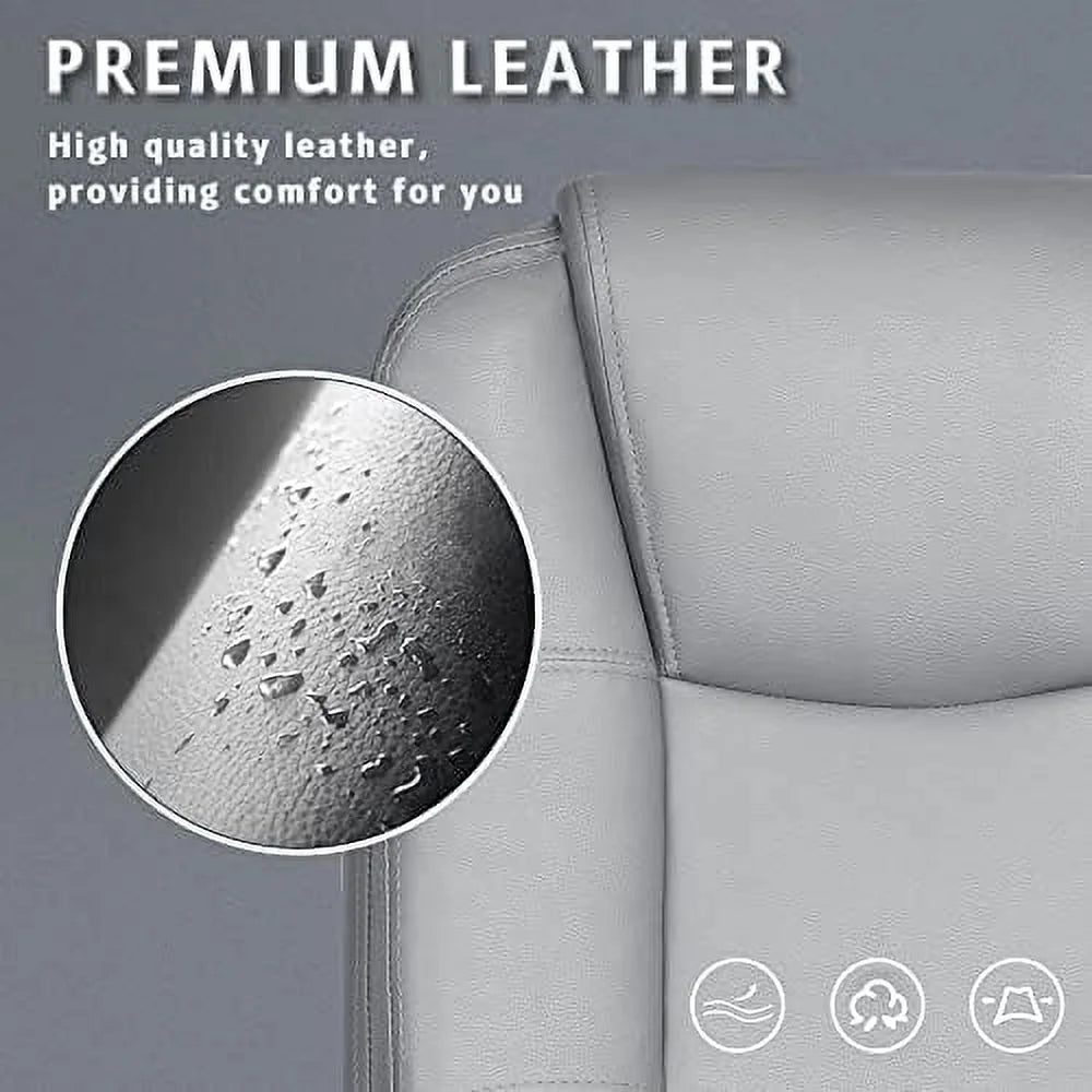 Ergonomic Adjustable Height PU Leather High Back Office Desk Chair M244