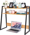 2-Tier Brown Wooden Bookshelf I3069