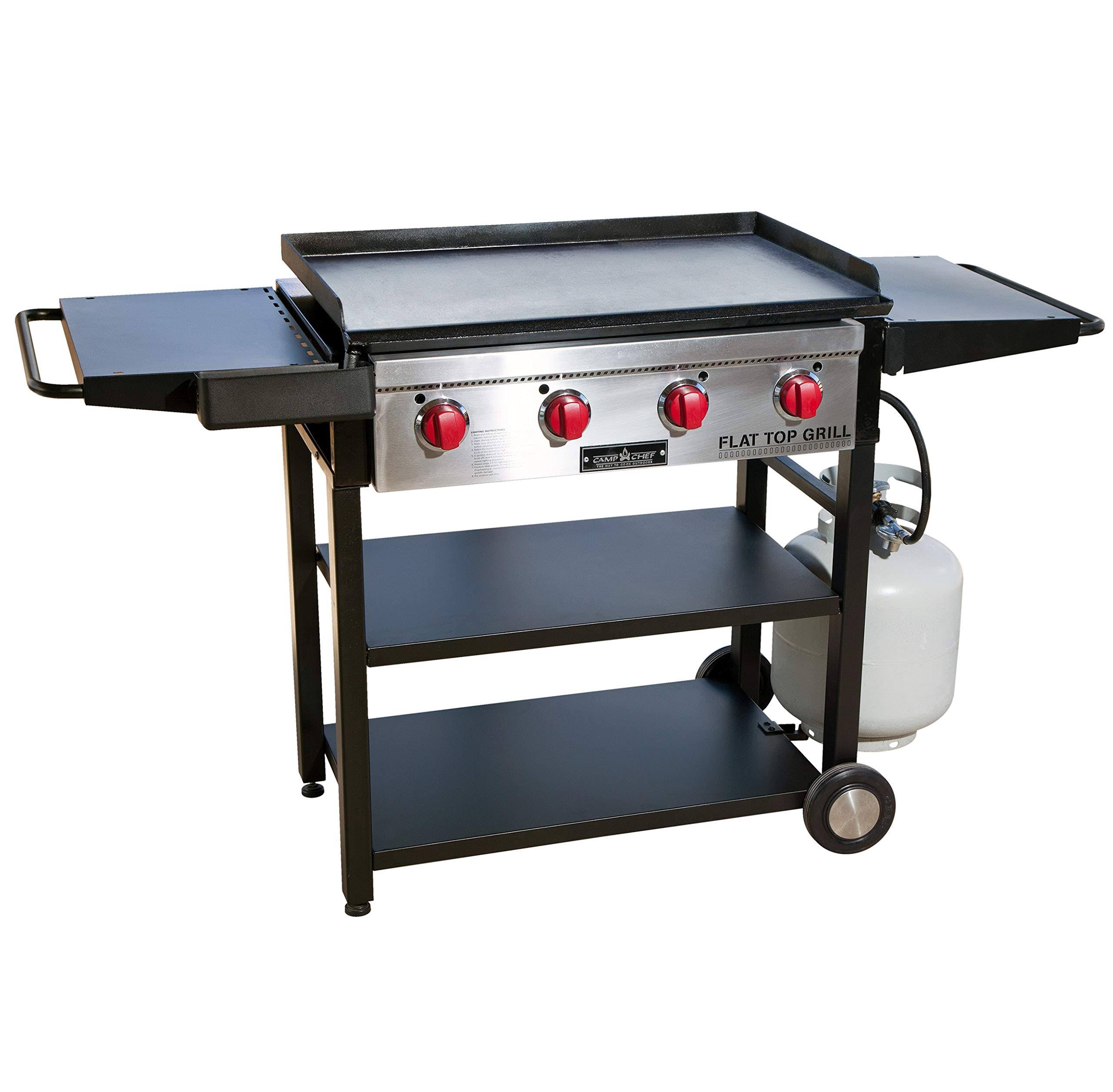 4-Burner Propane Grill and Griddle with Grill Cover J3762