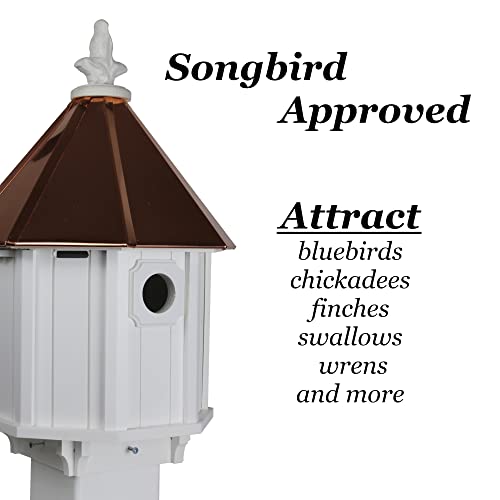 Duplex Bird House with Copper Roof G21777