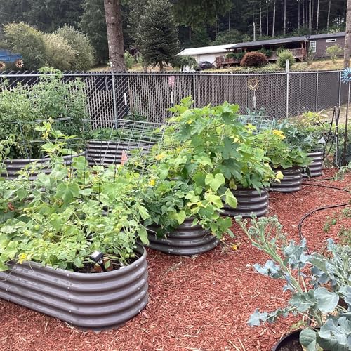 Quartz Grey Galvanized Raised Garden Beds M433423