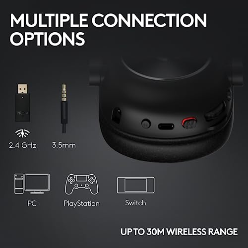 White Wireless Gaming Headset with Mic Z593022