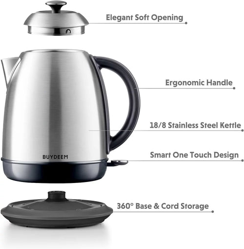 1.7L Stainless Steel Electric Kettle Q30305
