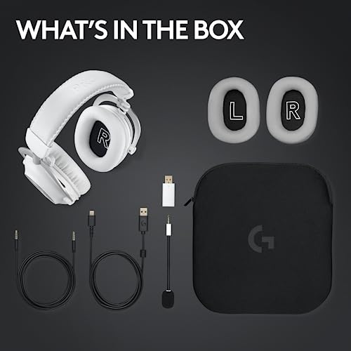 White Wireless Gaming Headset with Mic Z593022