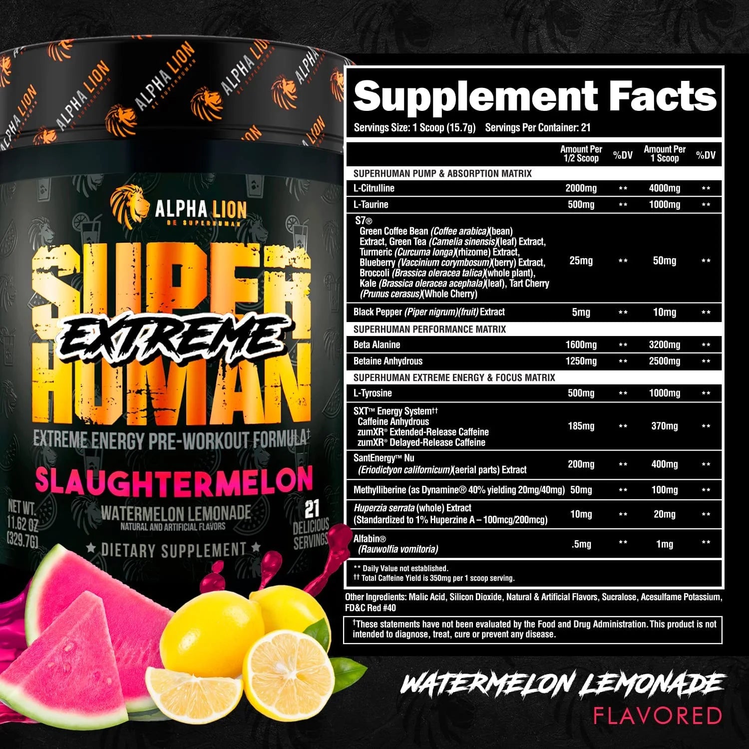 21 Servings Pre-Workout Formula L213763
