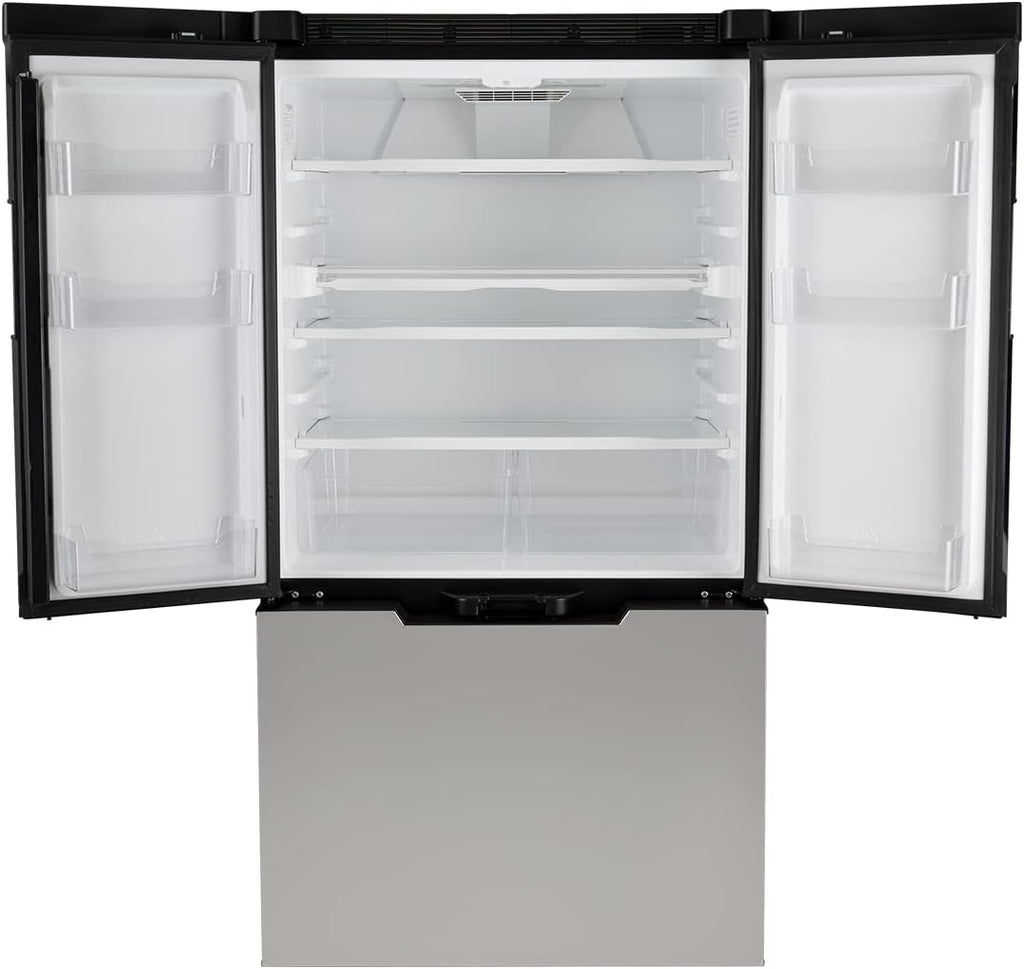 Stainless Steel DC Compressor RV Refrigerator with French Doors - 20 cu. ft. S493567